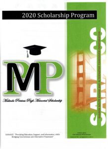 2020 Scholarship Program brochure cover with logo.